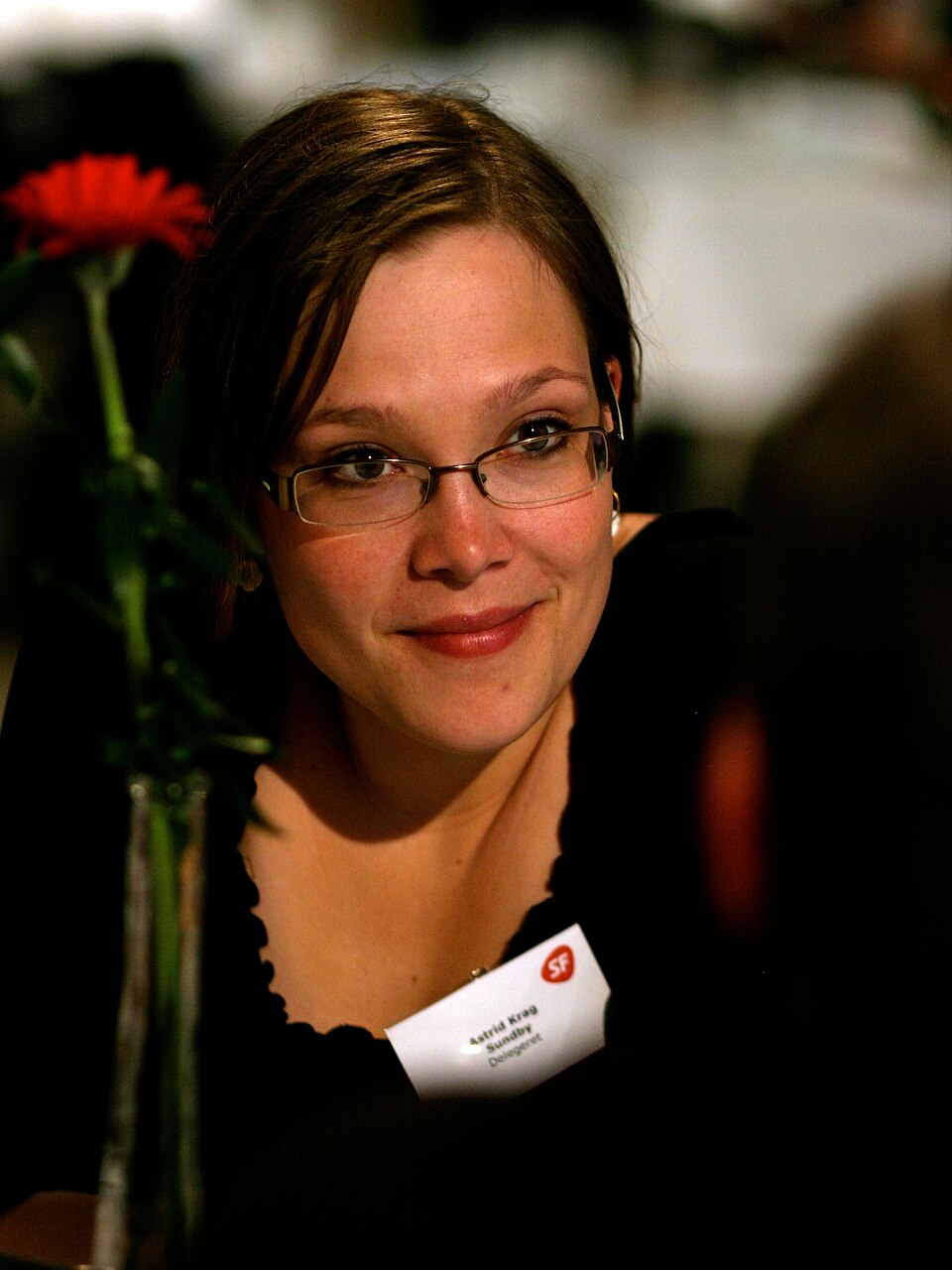 Portræt af Astrid Krag