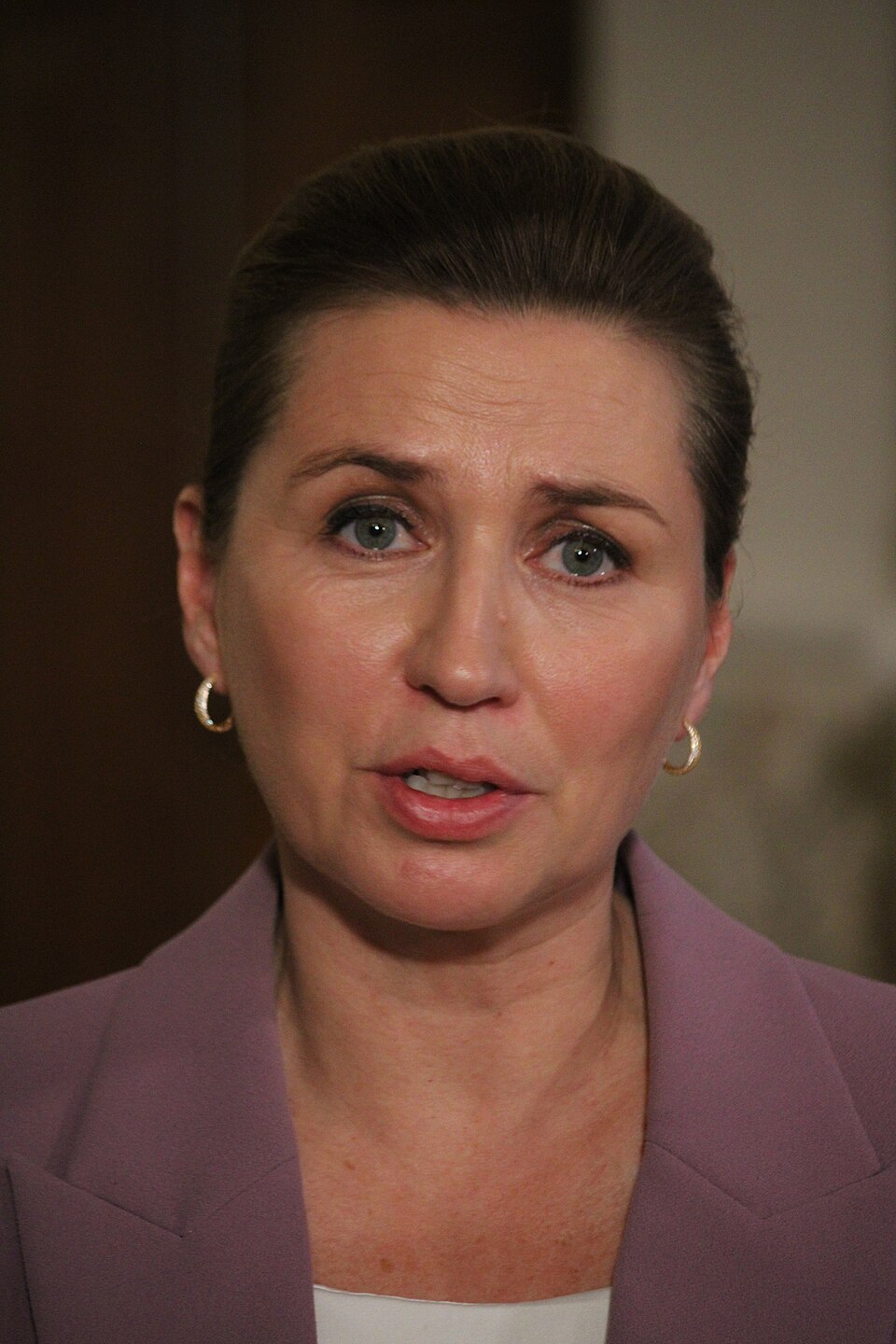 Portræt af Mette Frederiksen