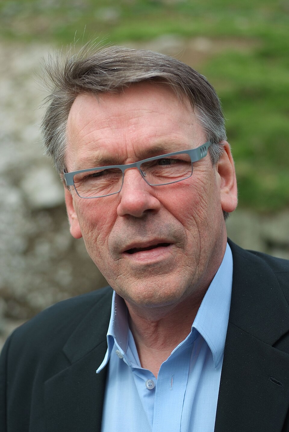 Portræt af Jóannes Eidesgaard